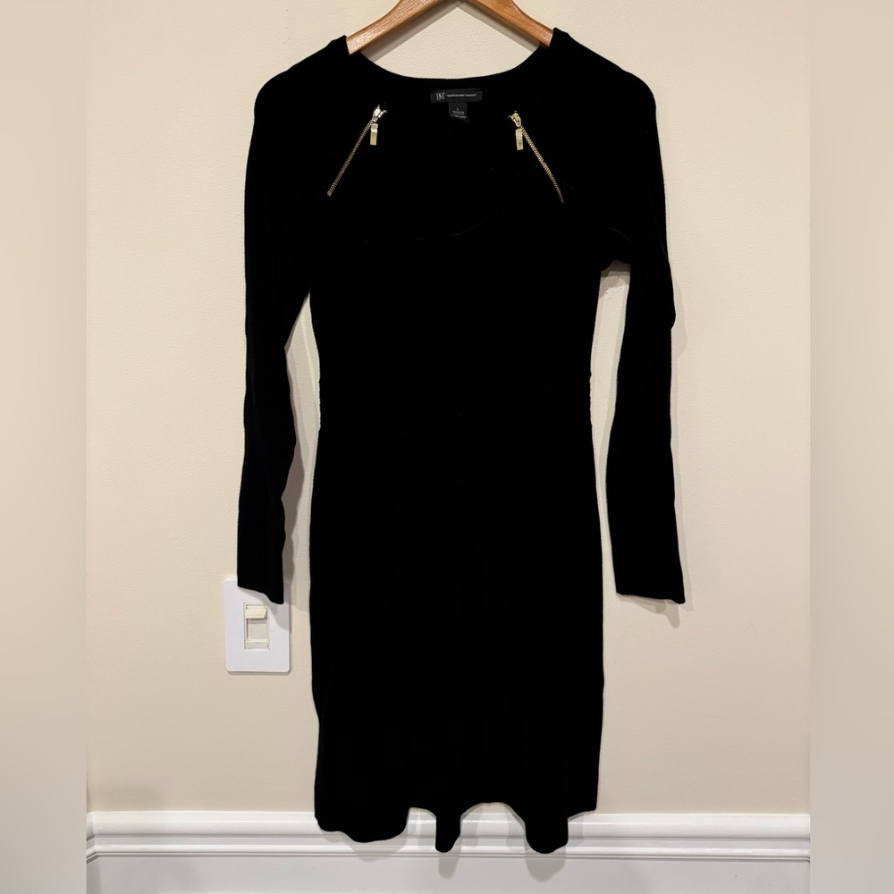 Inc black sweater dress